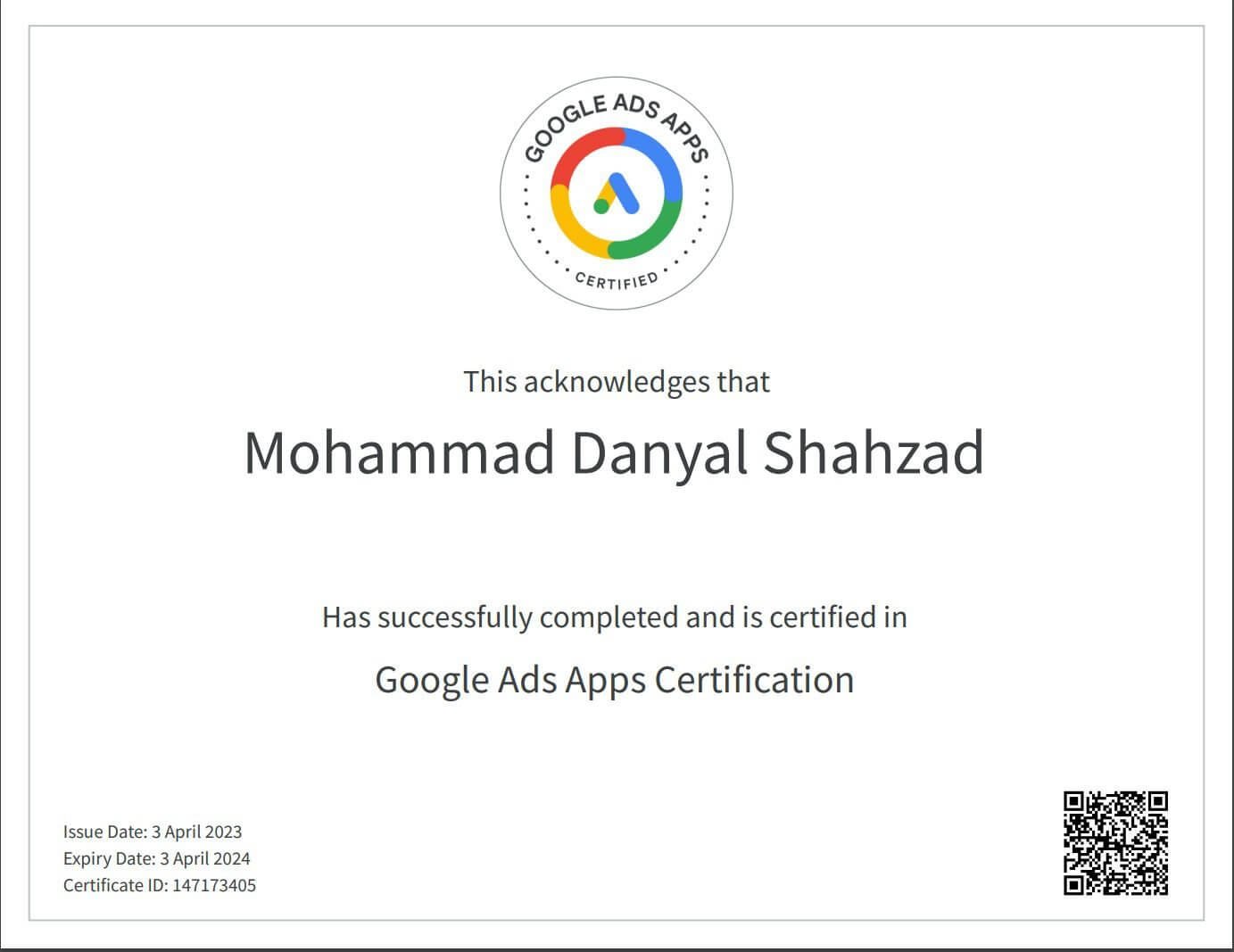 Cert 1